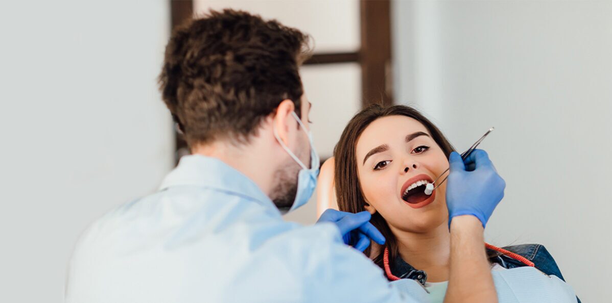 patient receving treatment at clinic
